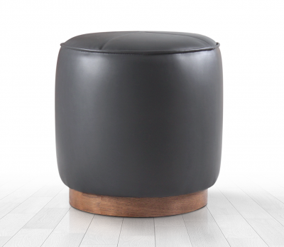 Nocbel Deri Puf Siyah