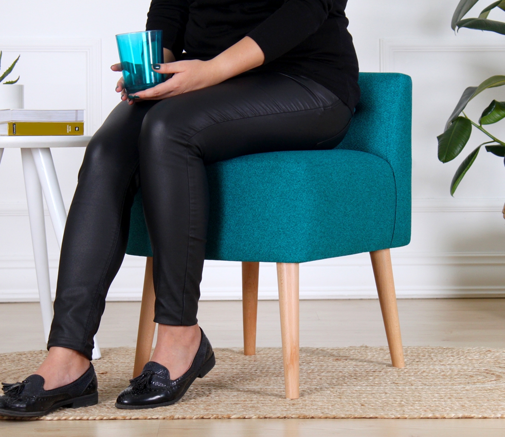 Locum Puf - Petrol Yeşili