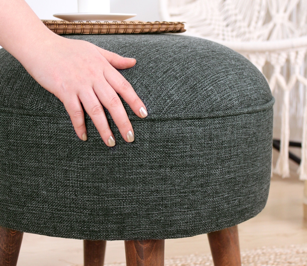 Deff Puf - Gri-Yeşil