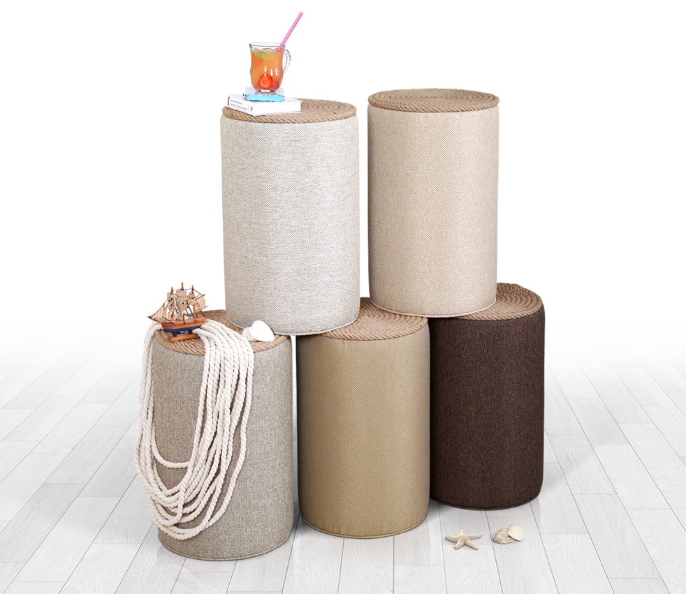 Filika Sehpa Puf - Gold