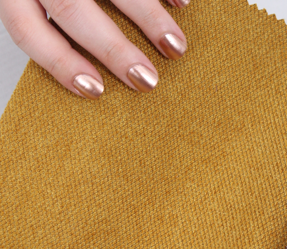 Copper Puf - Yuvarlak Hardal