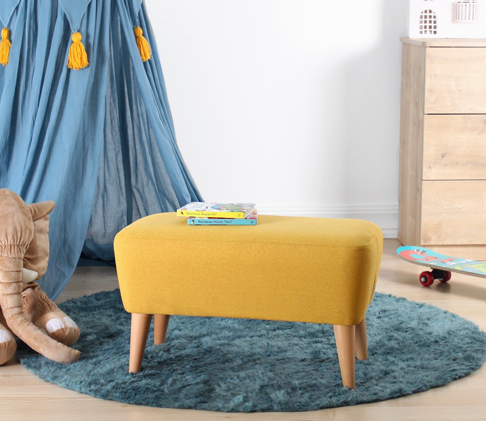 Moouv Çocuk Puf Bench - Sarı
