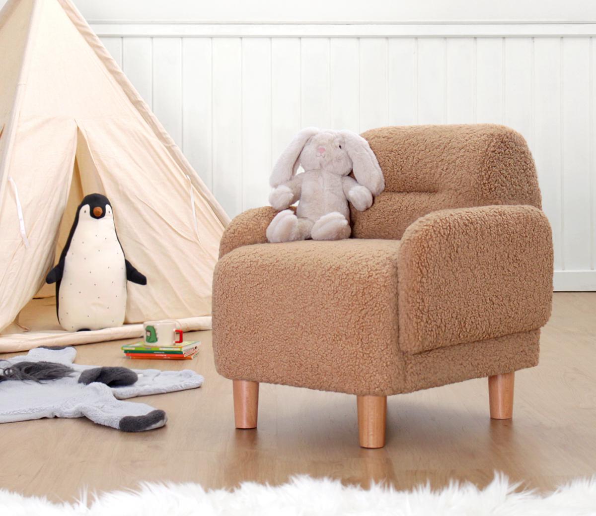 Cobie Teddy Çocuk Koltuğu - Kahve