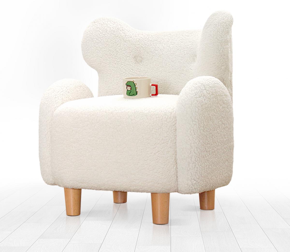 Juano Teddy Çocuk Koltuğu - Beyaz