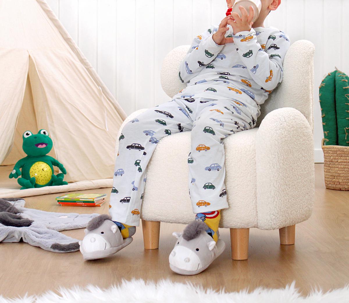 Juano Teddy Çocuk Koltuğu - Beyaz