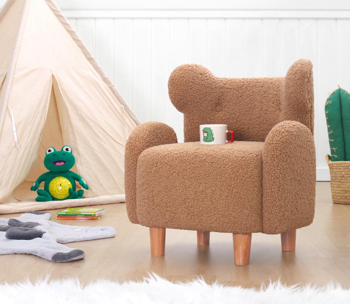 Juano Teddy Çocuk Koltuğu - Kahve