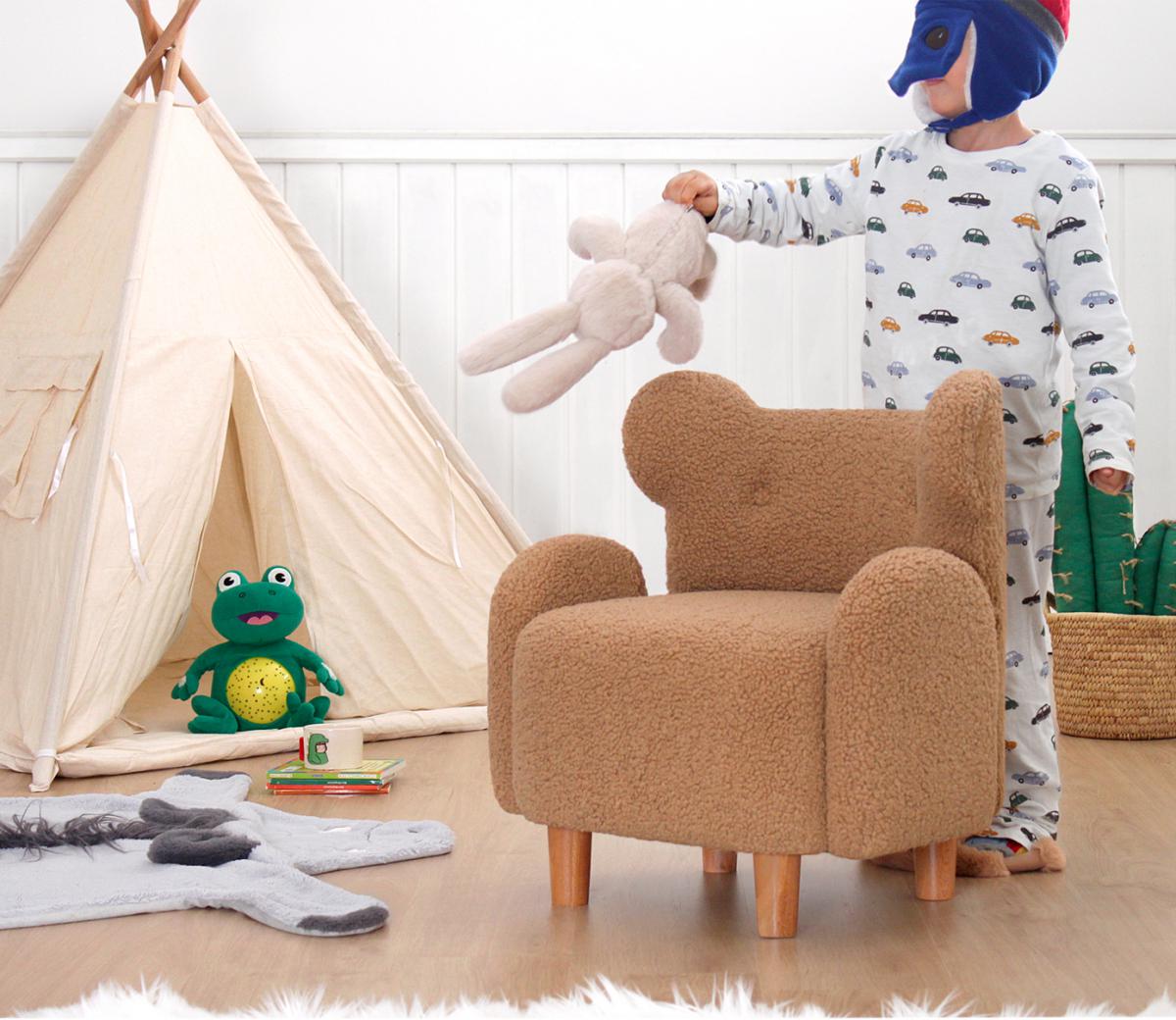 Juano Teddy Çocuk Koltuğu - Kahve