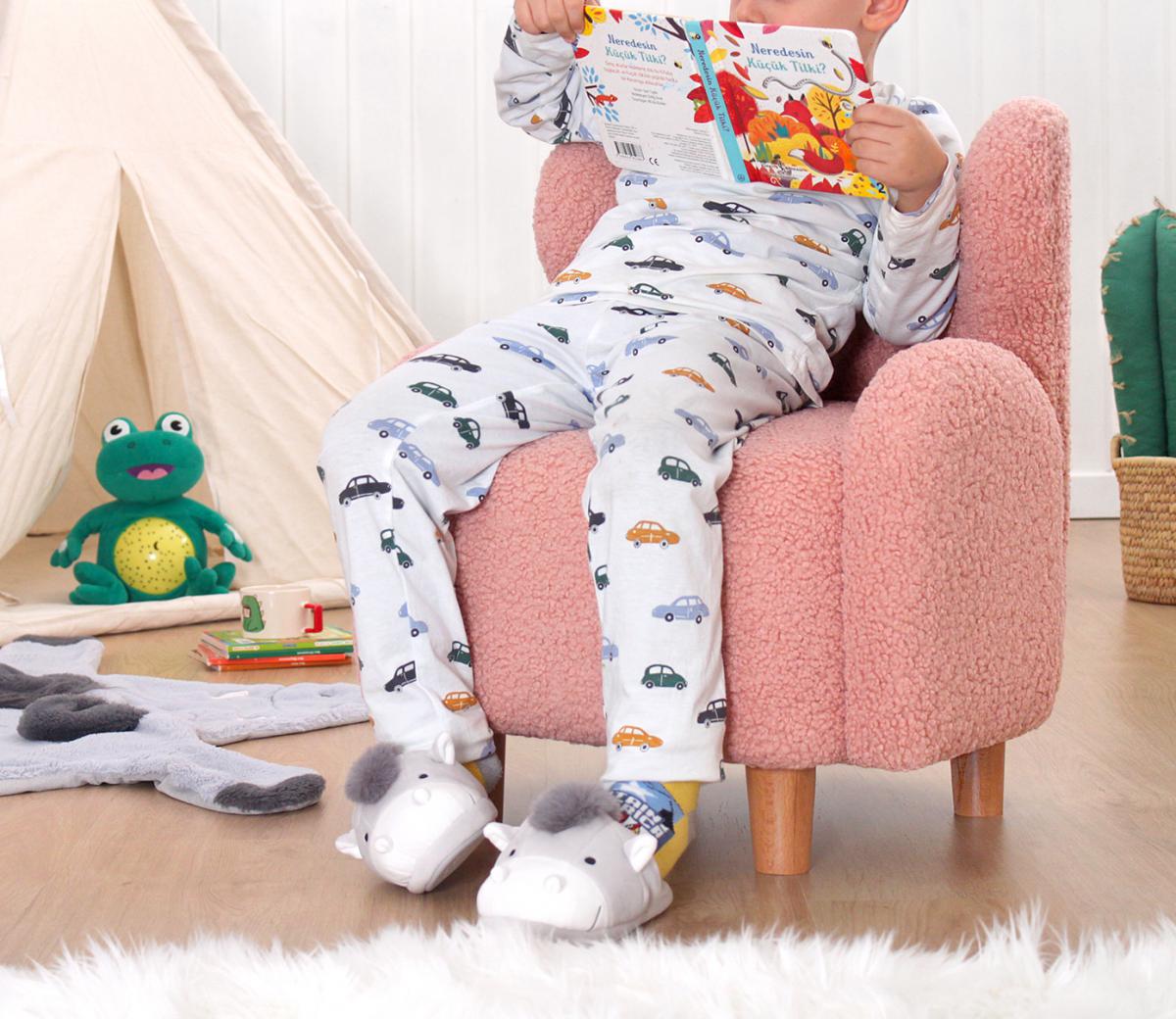 Juano Teddy Çocuk Koltuğu - Pembe