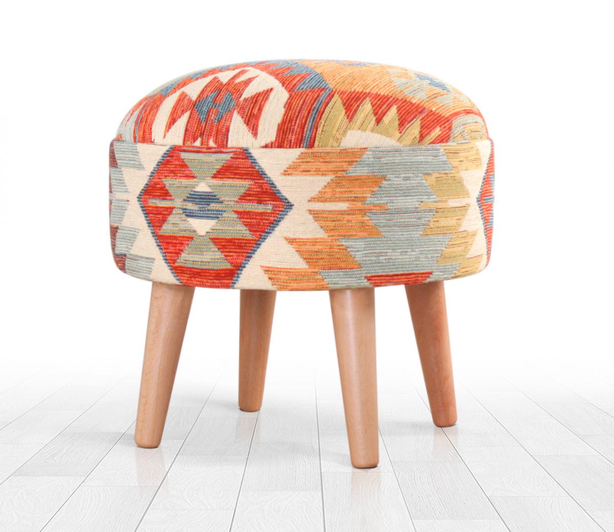 Sefian Kilim Puf - Rustik