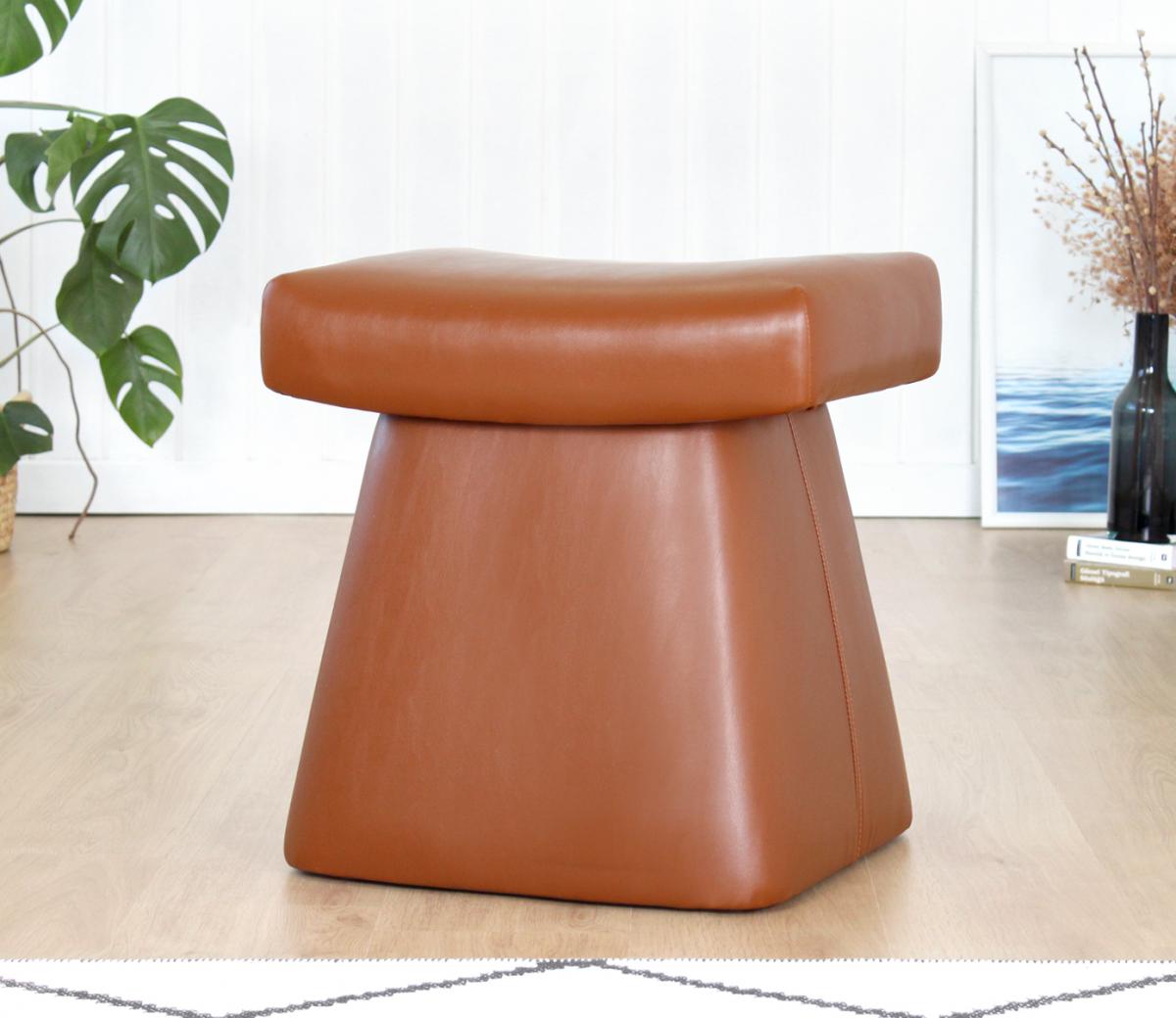 Dambert Deri Puf - Taba